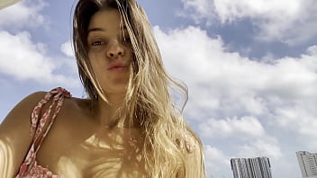 Preview 4 of Xxx Is Y Y - Maria in Summer dress without panties
