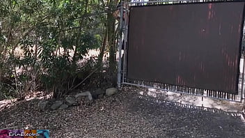 Preview 1 of Gay Rapes Straight - Horny girl gets fucked by neighbor while getting her ball - Erin Electra