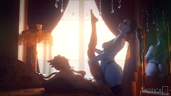 Preview 3 of Sunny Xxxvidra - Window maker x tracer strap on (must watch)