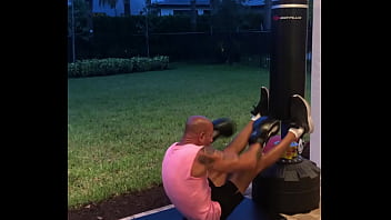 Preview 4 of Harley Dean Glory Hole - G T S GYM TAN SEX THE JERSEY SHORE GUIDO PORN STAR THE ITALIAN POUND MACHINE WORKING OUT