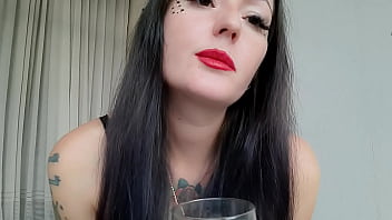 Preview 2 of Sexy Momwith Bathroom - Spit and Spit Cocktail for You Dirty Boy by Dominatrix Nika