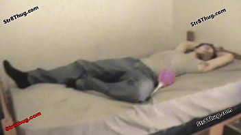 Preview 1 of Fish Sucks Mabn Cock - tickled with feathers by weirdo old creep neighbor daddy