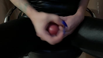 Preview 4 of Sex Desi Phil Bar Sex - Jerk off instructions from Dominatrix Nika. Domina speaks Russian,  teases and humiliates you and your little dick. Moral humiliation and strap-on handjob