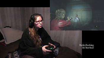 Preview 1 of Mom Stay - Strip Resident Evil 2 Play Through part 2