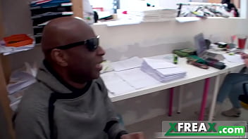 Preview 1 of Bangla Nnxxx - Russian traveller Nataly gets fucked in the ass by Mike at an office