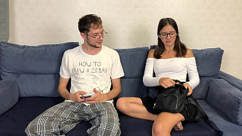 Preview 1 of Hot Mom And Boy Xnxx Www Com - Step Sister Came From School And Asked Step Bro Help With Homework But He Help Only With Orgasm! Handjob Cum