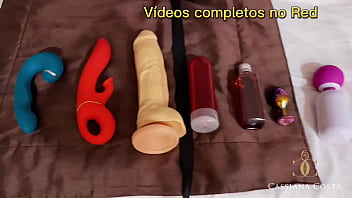 Preview 1 of Boy Game Evening - Comprei brinquedos novos,  testaram todos em mim.