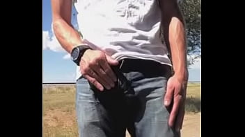 Preview 2 of Sune Leune Movei Xxx - Roadside jeans pissing