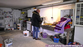 Preview 1 of J Aime Ma Soeur - German 18yo amateur teen fuck in garage