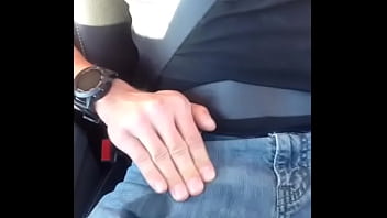 Preview 2 of Black Widow Tiffany Minx - Wetting my jeans in a rental car