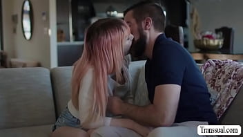 Preview 1 of Full Yoga - Horny step father analed busty TS stepteen