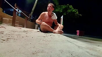 Preview 2 of Dog Pojisan - People at the beach freak out when I get wet in my shorts