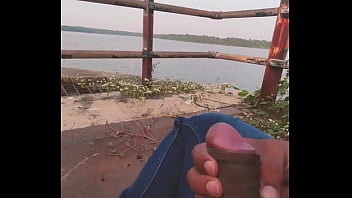 Preview 1 of Garmen Xxx Video - Nagpur guy Outdoor masturbating with nice view