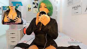 Preview 3 of Amateur Accidental Orgasms - ASMR INTENSE porn ear licking Tatsumaki cosplay teasing and making you cum