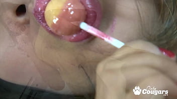 Preview 1 of Kapda Dhote Hue - Naughty Asian Sticks A Lollipop And Dick In Her Tight Twat