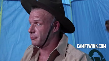 Preview 1 of Mom 69 - Scout Master Camps His Dick In Twink