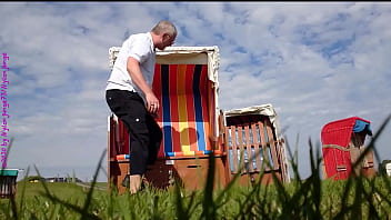 Preview 3 of Masage Sex Voyeurhit Jepang - Mein Strandkorb im Urlaub 2019 ** Wangerland **