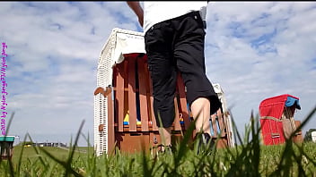 Preview 1 of Masage Sex Voyeurhit Jepang - Mein Strandkorb im Urlaub 2019 ** Wangerland **