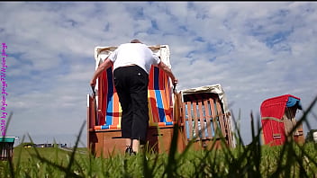 Preview 4 of Masage Sex Voyeurhit Jepang - Mein Strandkorb im Urlaub 2019 ** Wangerland **