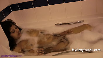 Preview 2 of Baby Pins - Gorgeous Big Boobs Sexy Indian Aunty Masturbating In Bathroom While Taking Shower - Full Desi