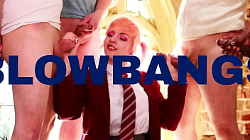 Preview 1 of Forced Fuck Story - Two British Students Have a Masturbation Race In Their Uniforms