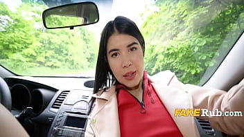 Preview 2 of Mika Milf Blonde - Teen&#039_s Driving Lesson Included Sucking Cock