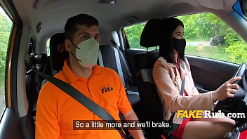 Preview 1 of Mika Milf Blonde - Teen&#039_s Driving Lesson Included Sucking Cock