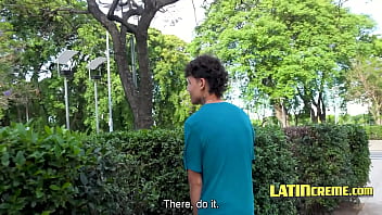Preview 2 of Wife Bbw Prostata - Cute Latin Twink Agrees To Spread Legs For Money