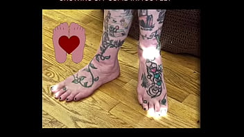 Preview 2 of Huby Sear Wife - Tattooed Feet