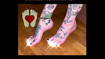 Preview 3 of Huby Sear Wife - Tattooed Feet