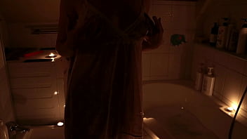 Preview 1 of Free Star - Hot Babe takes a bath seducing me with her gorgeous body