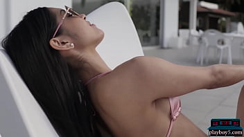 Preview 1 of Xxx Sex Video Hamster - Petite Asian MILF beauty Chloe Rose in a super hot solo softcore porn video