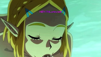 Preview 3 of Solo Asshole Tease - Zelda&rsquo_s Sexual Date at the Royal Pool ∺ A Lustful Visitor Brings an Unexpected Twist!