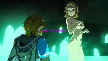 Preview 4 of Solo Asshole Tease - Zelda&rsquo_s Sexual Date at the Royal Pool ∺ A Lustful Visitor Brings an Unexpected Twist!