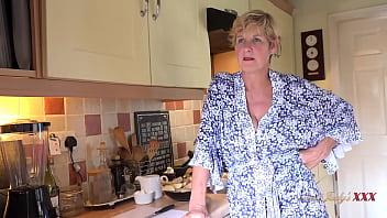 Preview 1 of Mink Rape Video - AuntJudys - 58yo Housewife Ms. Molly Jacks you off &amp_ Sucks your cock (POV)