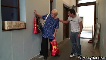 Preview 1 of Mommy 4 U - Picked up blonde grandma gets fucked from behind