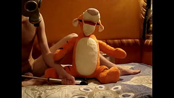 Preview 4 of Girl Sex Bed - Plush Inflation (Part 1)