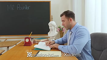 Preview 1 of I Duck Sister And Mom Sleeping - PASSION-HD Blonde Cums Hard During Romantic Fantasy Teacher Sex