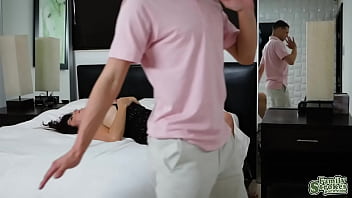 Preview 2 of Racheal Rox - Kourtney is horny and craving some good dick so she jumps on Johnny to suck and fuck his cock