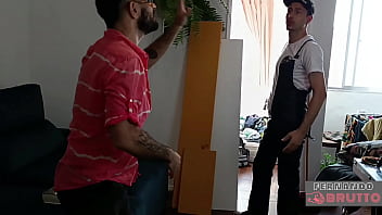 Preview 1 of Hair Nidian - Spoiled Brat is fucked bareback by employee. Full on Red.