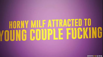 Preview 4 of Desi Syxi - Horny MILF Attracted To Couple Fucking - Mimi Curvaceous,  Sarah Lace / Brazzers  / stream full from www.zzfull.com/couple