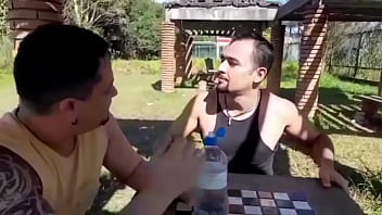 Preview 1 of Bad Momom - Dois suspeitos acabaram enrabando o policial no mato,  com Diego Maldonato e Social sem Camisa