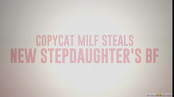 Preview 4 of Farti Pussy - Copycat MILF Steals New Stepdaughter&#039_s BF - Kiara Cole,  Charli Phoenix / Brazzers  / stream full from www.zzfull.com/steals