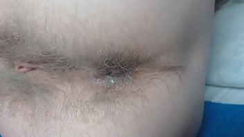 Preview 4 of Chetting Husbend - Hairy bushy pussy masturbating and asshole fingered