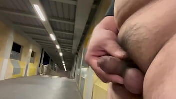 Preview 1 of Lickig Ass Hole - Jerking off on public footbridge