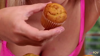 Preview 1 of 13 Old Girl Striping Naked Alone - Spreading the brunettes ass cheeks to reach the pussy pie better for a hot lesbo fuck