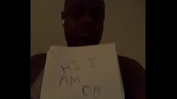 Preview 1 of Black Girl Make Man Cum - Verification video