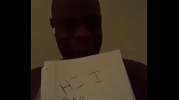 Preview 4 of Black Girl Make Man Cum - Verification video