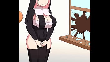 Preview 1 of Tube After - Monja Futanari rega&ntilde_a a un chico por romper una venta