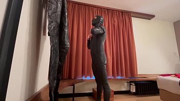 Preview 2 of Baribi Cartoon Xxxxx - Preparations for an evening dressed in latex